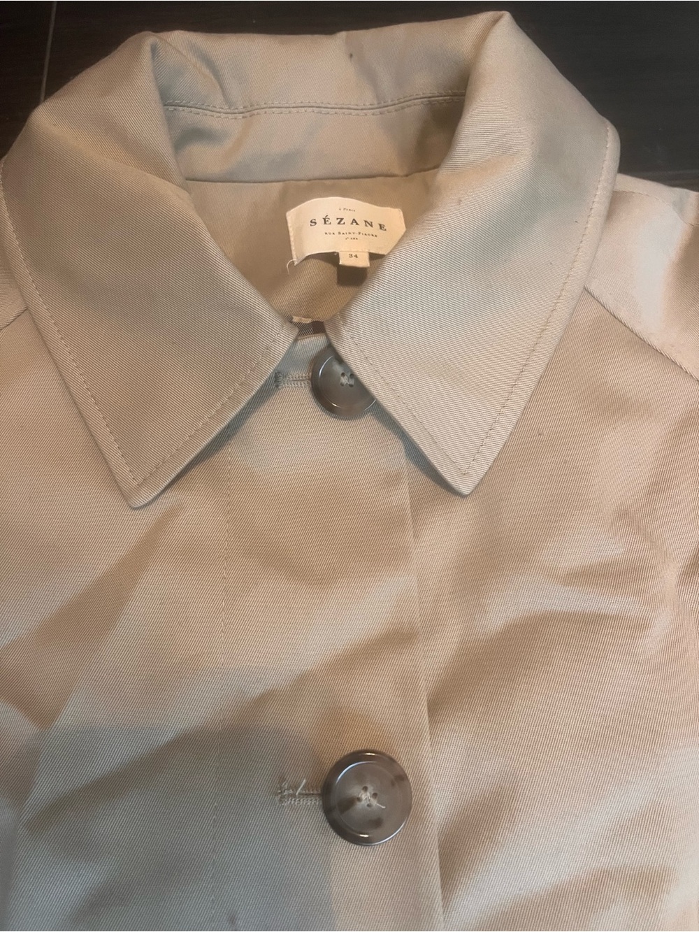 Sezane Trench Coat